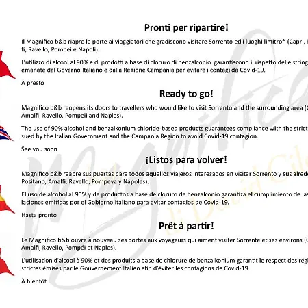 Magnifico Bed & Breakfast Sorrento